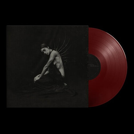 Kelsey Lu - So Help Me God album cover and red vinyl