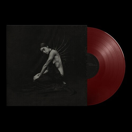 Kelsey Lu - So Help Me God album cover and red vinyl
