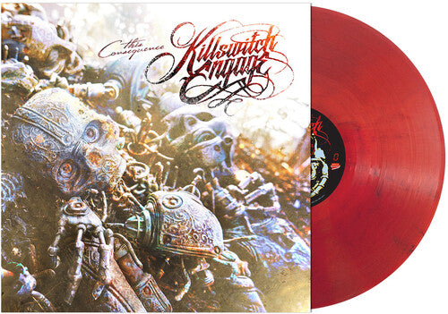 Killswitch Engage - The Consequence album cover and red vinyl. 