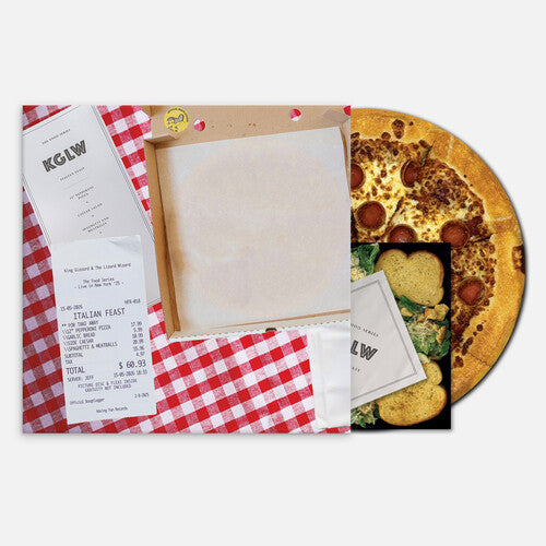 King Gizzard and the Lizard Wizard - Italian Feast album cover and pizza picture disc with 7"