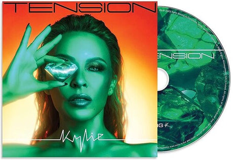 Kylie Minogue - Tension album cover and CD. 