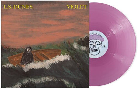 L.S. Dunes - Violet album cover and purple vinyl. 