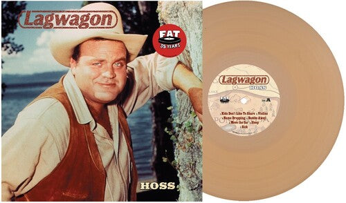 Lagwagon - Hoss album cover and beer colored vinyl. 