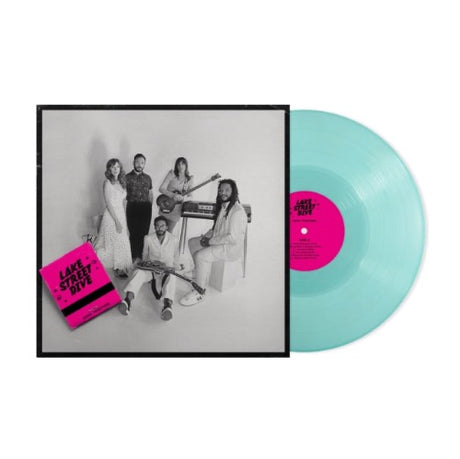 Lake Street Dive - Good Together album cover and light blue vinyl.  