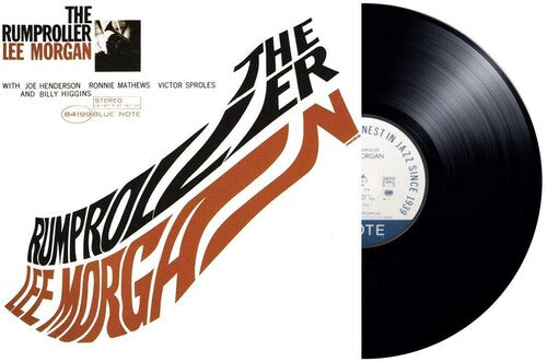 Lee Morgan The Rumproller album cover and black vinyl record