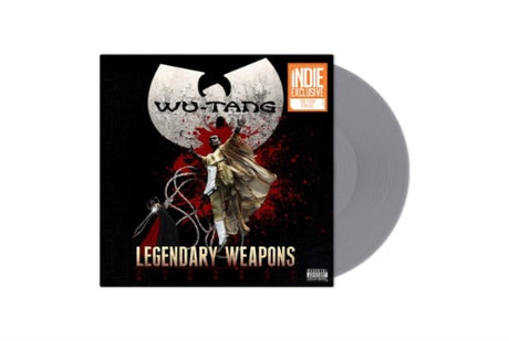 Wu-Tang Clan - Legendary Weapons album cover and silver vinyl. 
