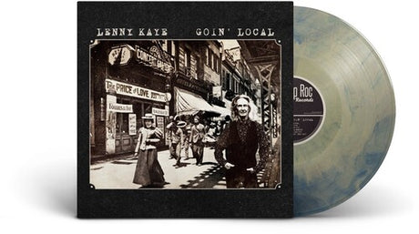 Lenny Kaye - Goin' Local album cover and blue bone vinyl