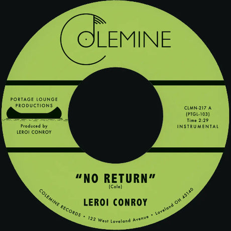Leroi Conroy - No Return / Path of Man 7" single. 