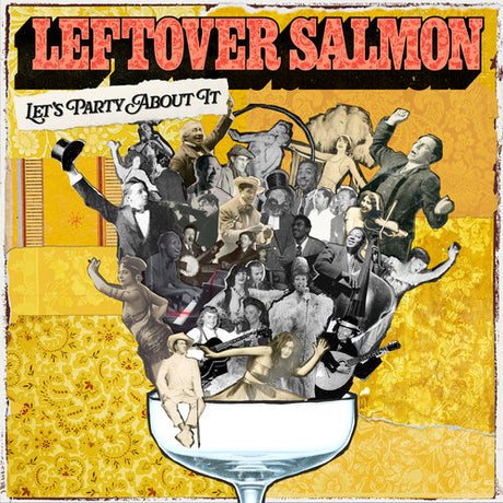 Leftover Salmon - Let's Party About It album cover. 