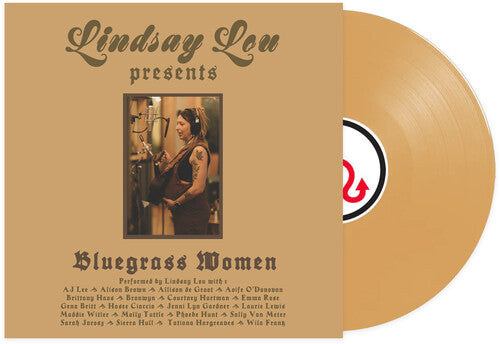 Lindsay Lou - Bluegrass Women album cover and tan vinyl. 
