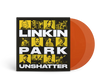 Linkin Park - Unshatter (Live In Sao Paulo) album cover and 2LP clear orange vinyl. 