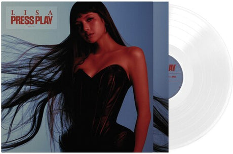Lisa - Press Play album cover with white vinyl