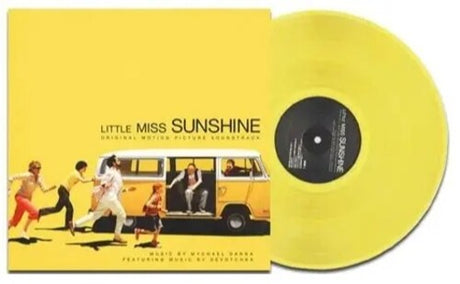 Little Miss Sunshine soundtrack album cover and yellow vinyl
