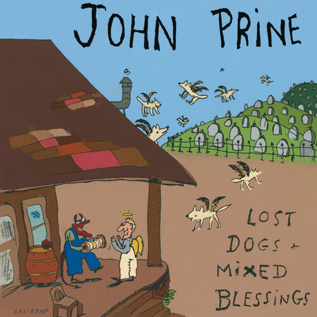 John Prine - Lost Dogs + Mixed Blessings album cover. 