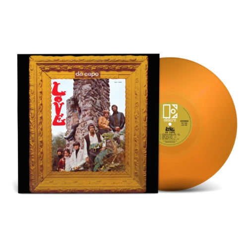 Love - Da Capo album cover and orange vinyl 