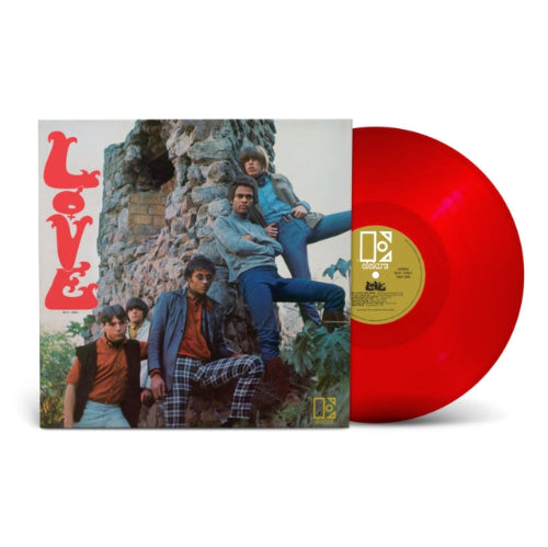 Love - Love album cover and translucent red vinyl