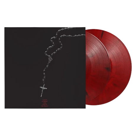 My Chemical Romance - Three Cheers For Sweet Revenge album cover and 2LP red and black vinyl. 
