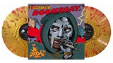 MF DOOM "Operations Doomsday" alternate album cover shown with 2 gold with red splatter color vinyl records