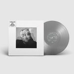 Mac Miller - Circles album cover shown with Indie Exclusive opaque silver colored vinyl record