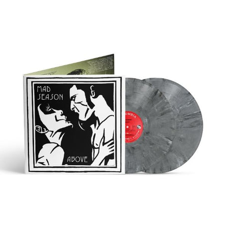 Mad Season "Above" album cover shown with 2 graphite marble colored vinyl records