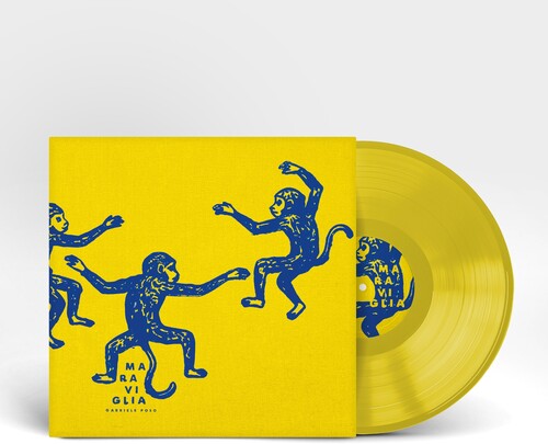 Gabriele Poso - Maraviglia album cover and yellow vinyl