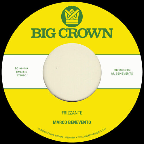 Marco Benevento - Frizzante 7" label