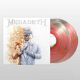Megadeth  - Megadeth album cover and 2LP crystal red vinyl