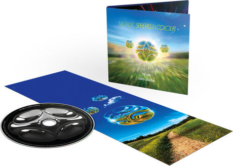 The Orb & David Gilmour - Metallic Spheres In Colour CD, album cover, and insert. 
