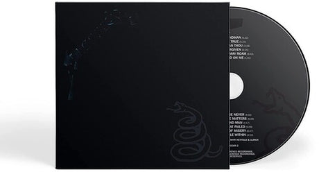 Metallica - Metallica (The Black Album) CD cover and CD. 