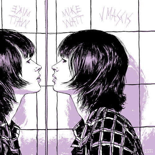 Mike Watt / J Mascis 7" vinyl cover art. 
