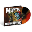 Misfits - American Psycho album cover and red, orange, and black vinyl. 