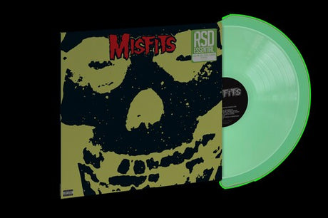 Misfits - Collection 1 album cover shown with a glow-in-the-dark vinyl record