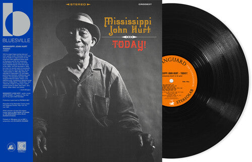 Mississippi John Hurt - Today! album cover and vinyl. 