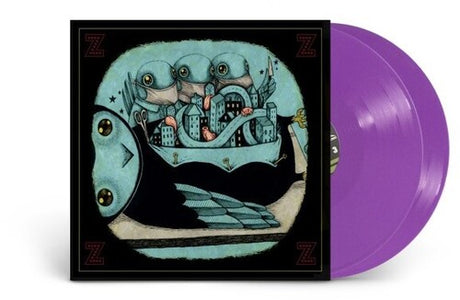 My Morning Jacket Z album cover and two purple vinyl records