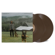 Noah Kahan - Stick Season album cover and 2LP brown vinyl. 