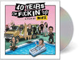 NOFX - 40 Years of F***in' Up album cover and CD. 
