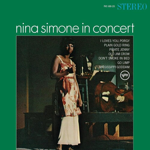 Nina Simone - Nina Simone In Concert album cover. 
