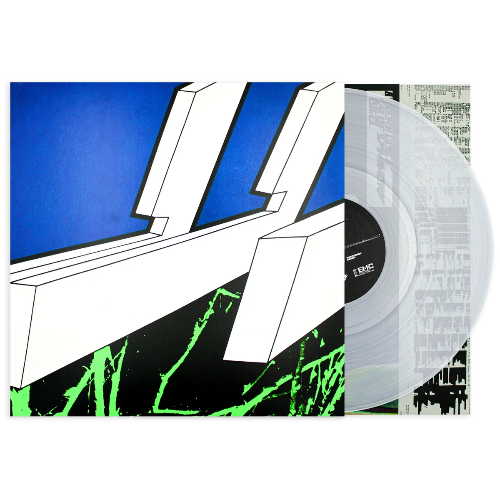 Oneohtrix Point Never - Tranquilizer album cover and clear vinyl