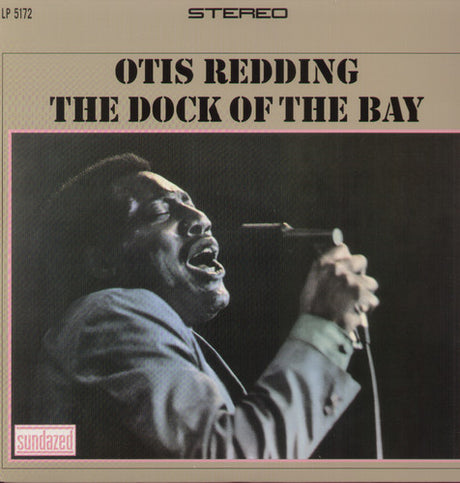 Otis Redding - The Dock of the Bay album cover. 