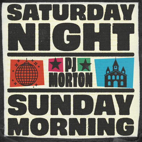 PJ Morton - Saturday Night / Sunday Morning album cover. 