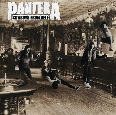 Pantera - Cowboys From Hell (CD) album cover. 
