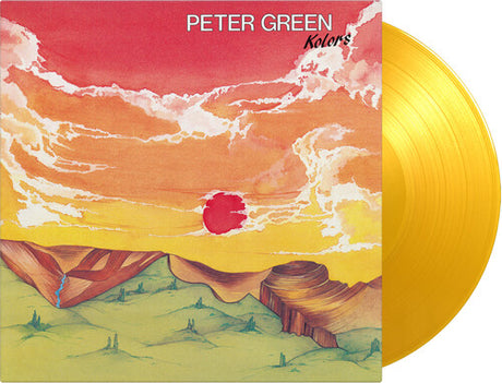 Peter Green - Kolors album cover and yellow vinyl. 