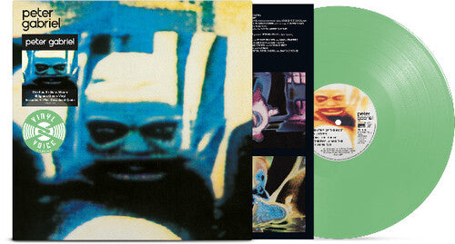 Peter Gabriel 4 "Security" album cover shown with Green colored vinyl record