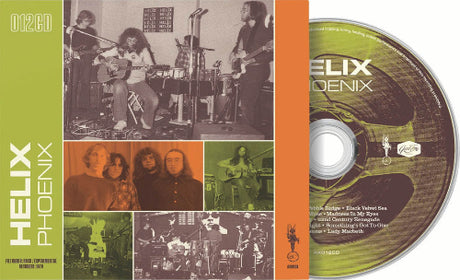 Helix - Phoenixalbum cover and CD. 