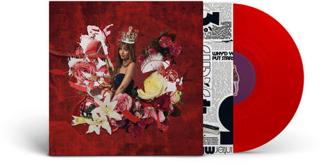 Pinkpantheress - Fancy That album cover and red vinyl. 