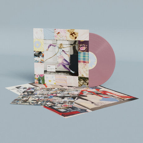 Piss - You Made Me / Skin on Linen album cover and baby pink vinyl