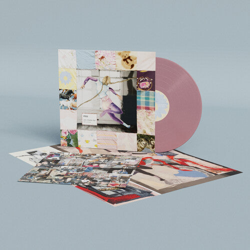 Piss - You Made Me / Skin on Linen album cover and baby pink vinyl