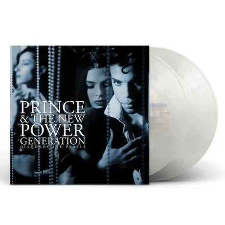Prince & The New Power Generation - Diamonds And Pearls album cover and 2LP milky white clear vinyl. 
