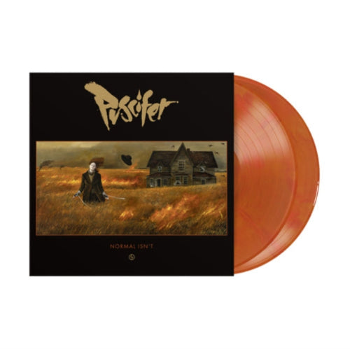 Puscifer - Normal Isn't album cover and 2LP orange vinyl
