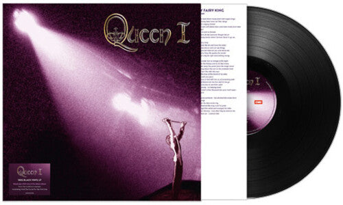 Queen 1 2024 mix album cover shown with inner sleeve with lyrics and a black vinyl record